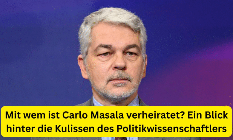 Mit wem ist Carlo Masala verheiratet? Ein Blick hinter die Fassade des Politikwissenschaftlers Mit wem ist Carlo Masala verheiratet