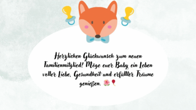 Glückwünsche zur Geburt